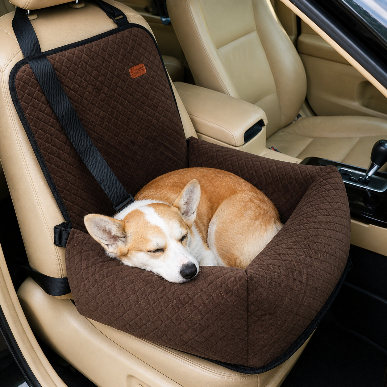 Siège auto pour chien – Confort & sécurité premium