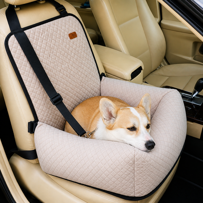 Siège auto pour chien – Confort & sécurité premium
