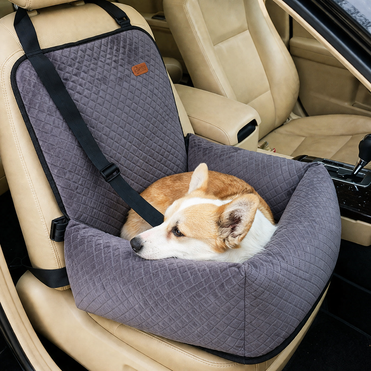 Siège auto pour chien – Confort & sécurité premium